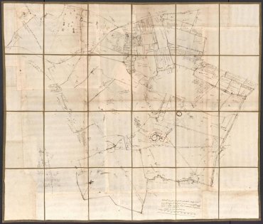 Plan du domaine en 1758 ©Bibliothèque municipale de Bordeaux - fonds La Brède