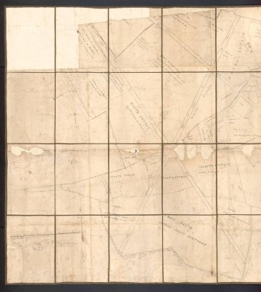 Plan du XVIIIe siècle ©Bibliothèque municipale de Bordeaux - fonds La Brède