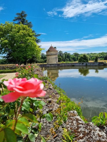Le château de La Brède - parcours d'eau