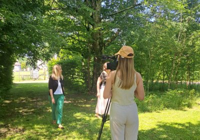 France 3 au château de La Brède