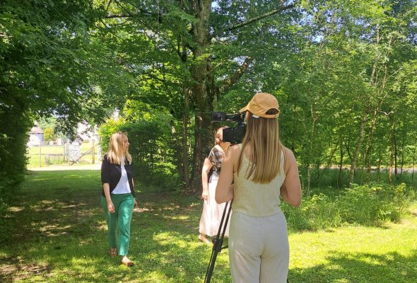 France 3 au château de La Brède
